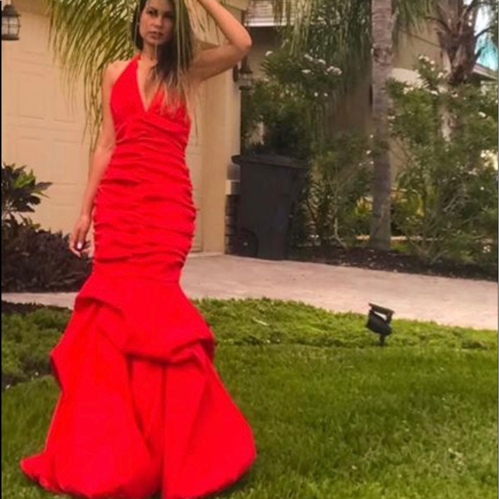 Red dress
